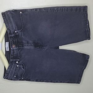 Zara Man Denim Jean Shorts Black Size 34